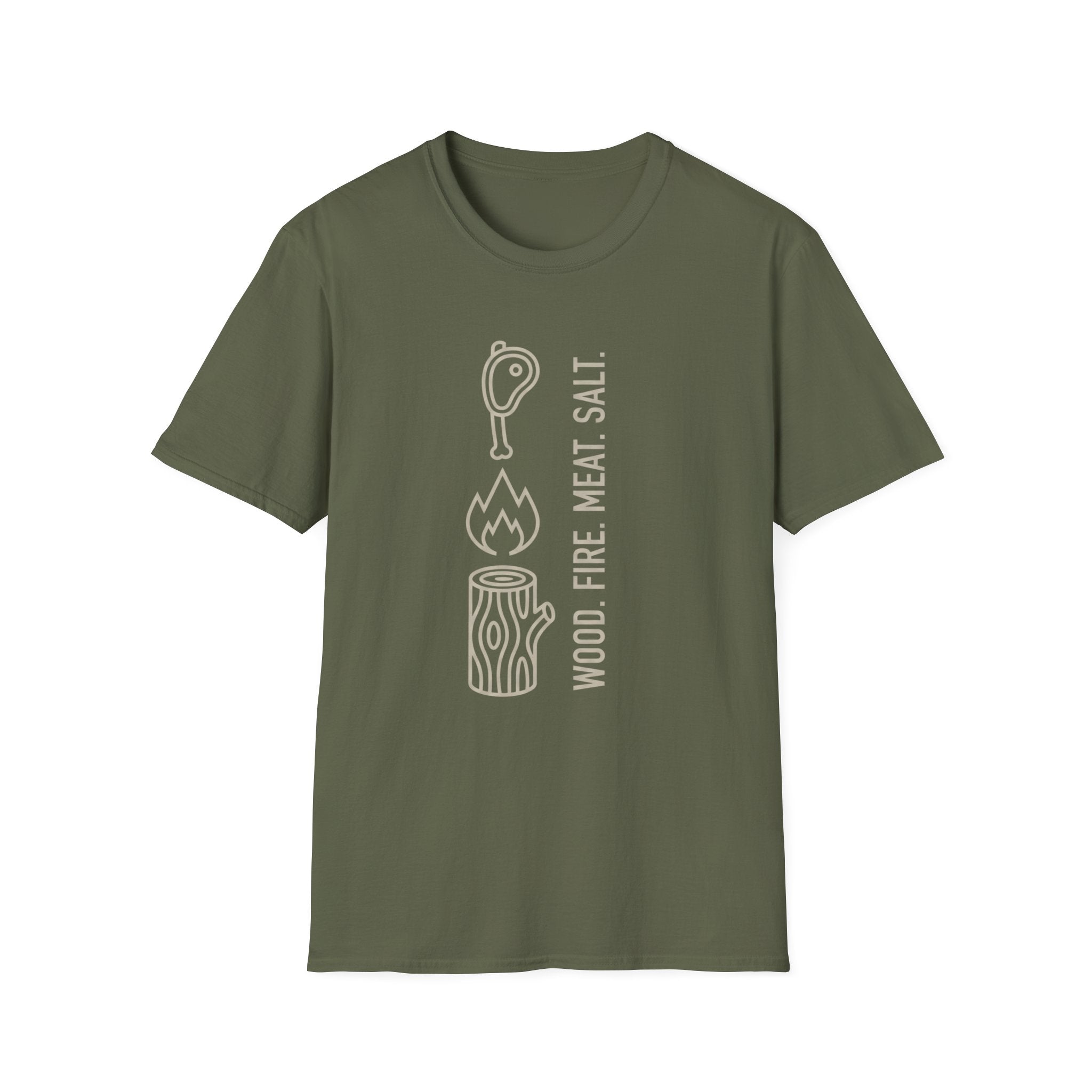 Wood Fire Meat Salt T-Shirt