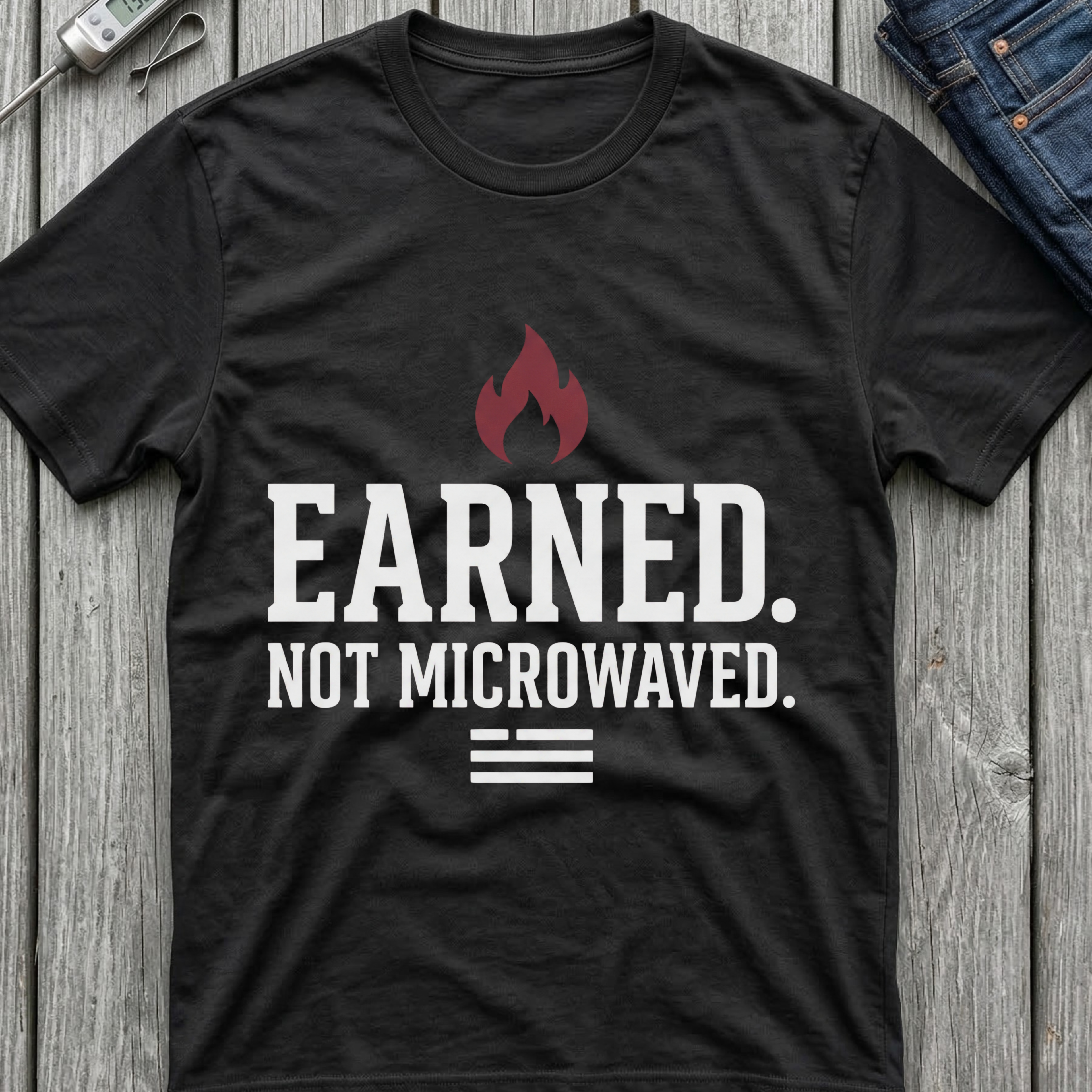 Earned Not Microwaved T-Shirt