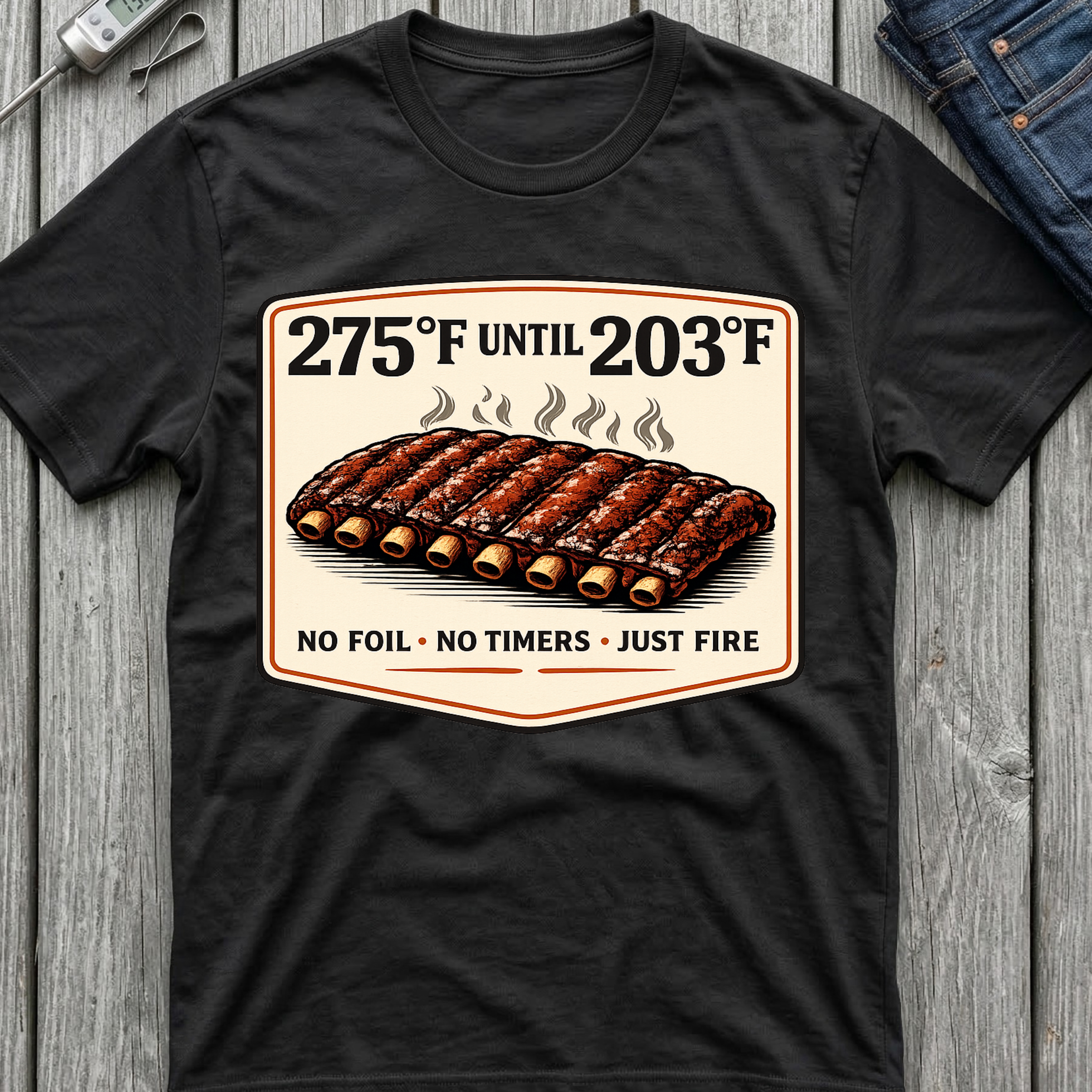 No Foil No Timers Just Fire T-Shirt