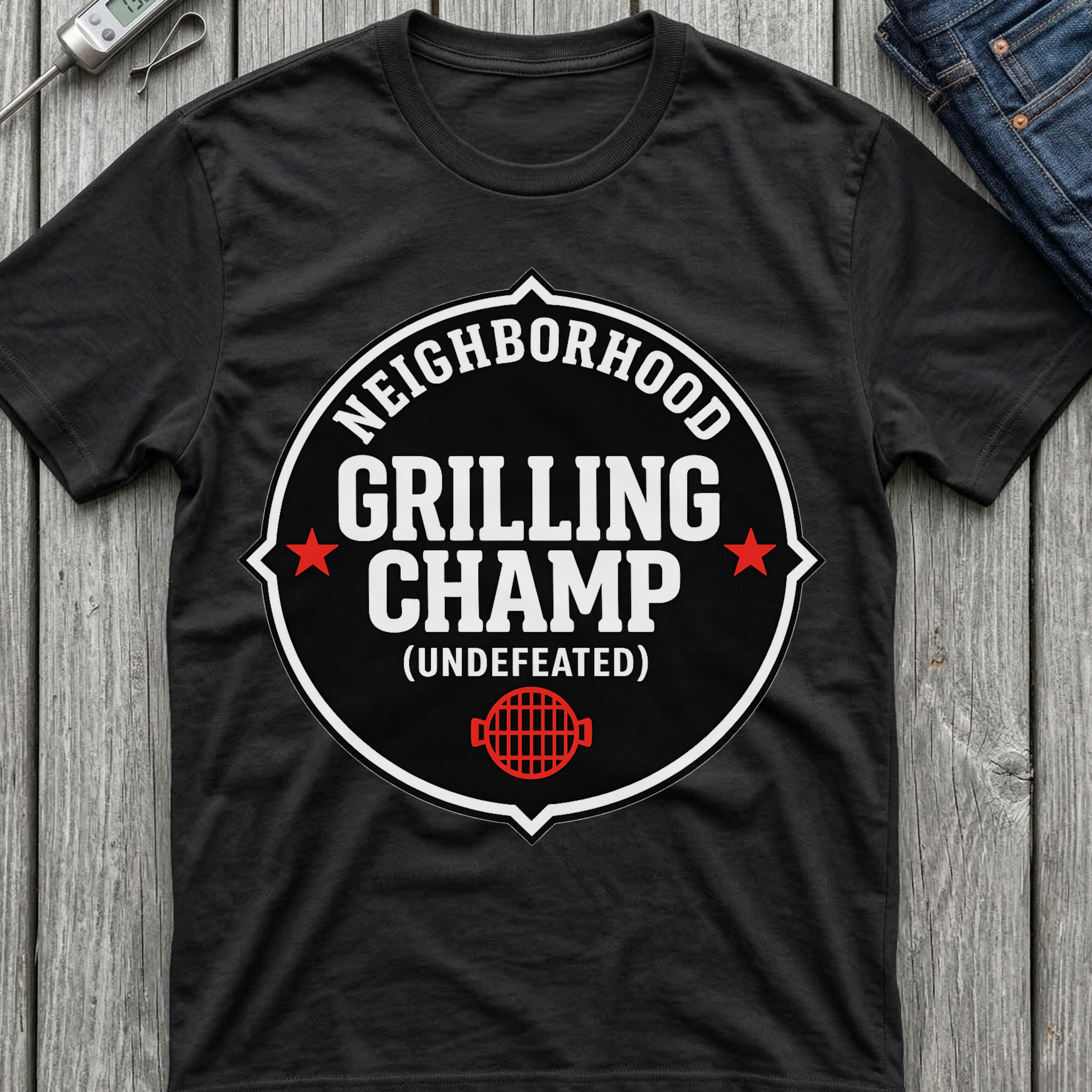 Neighborhood Grilling Champ T-Shirt