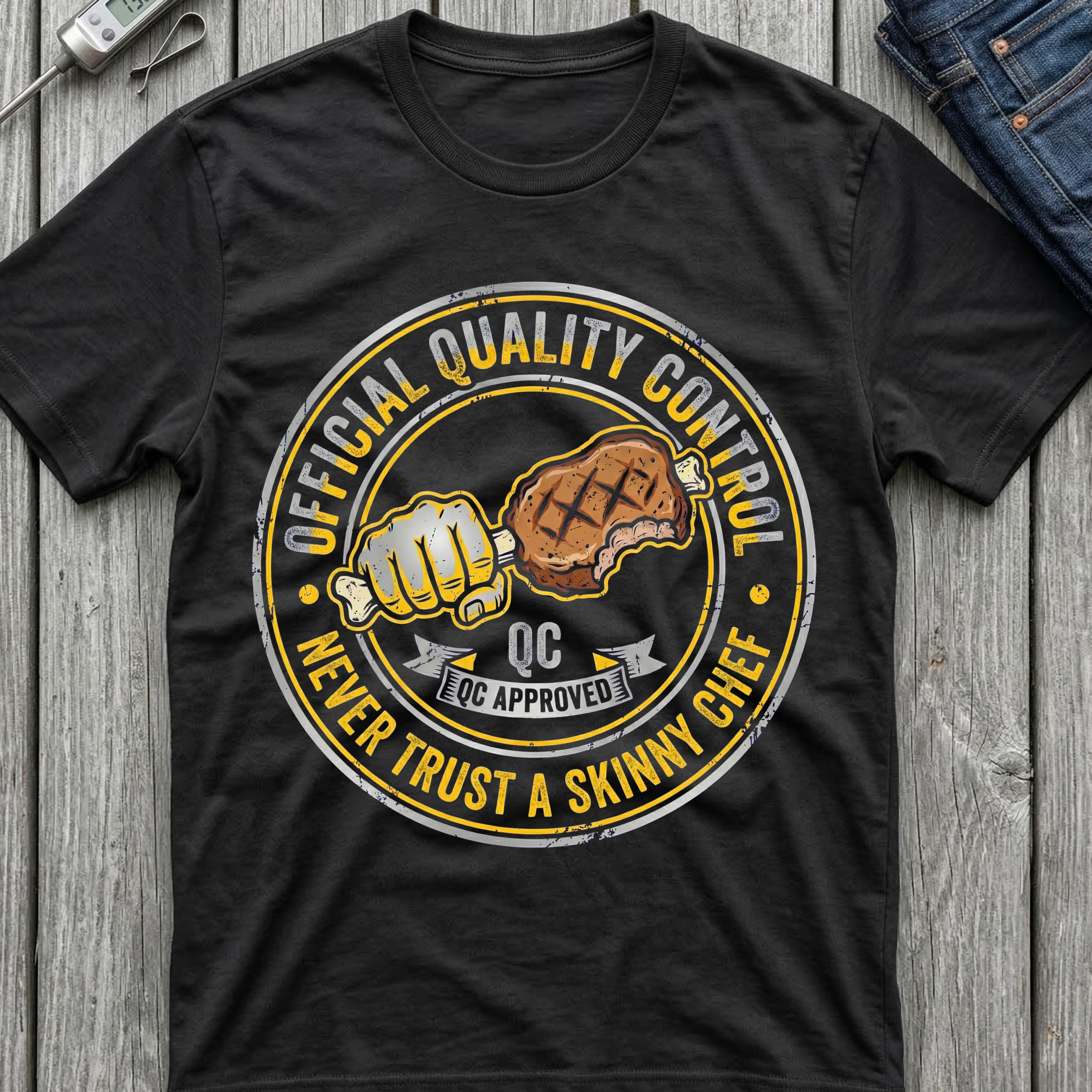 Never Trust A Skinny Chef T-Shirt