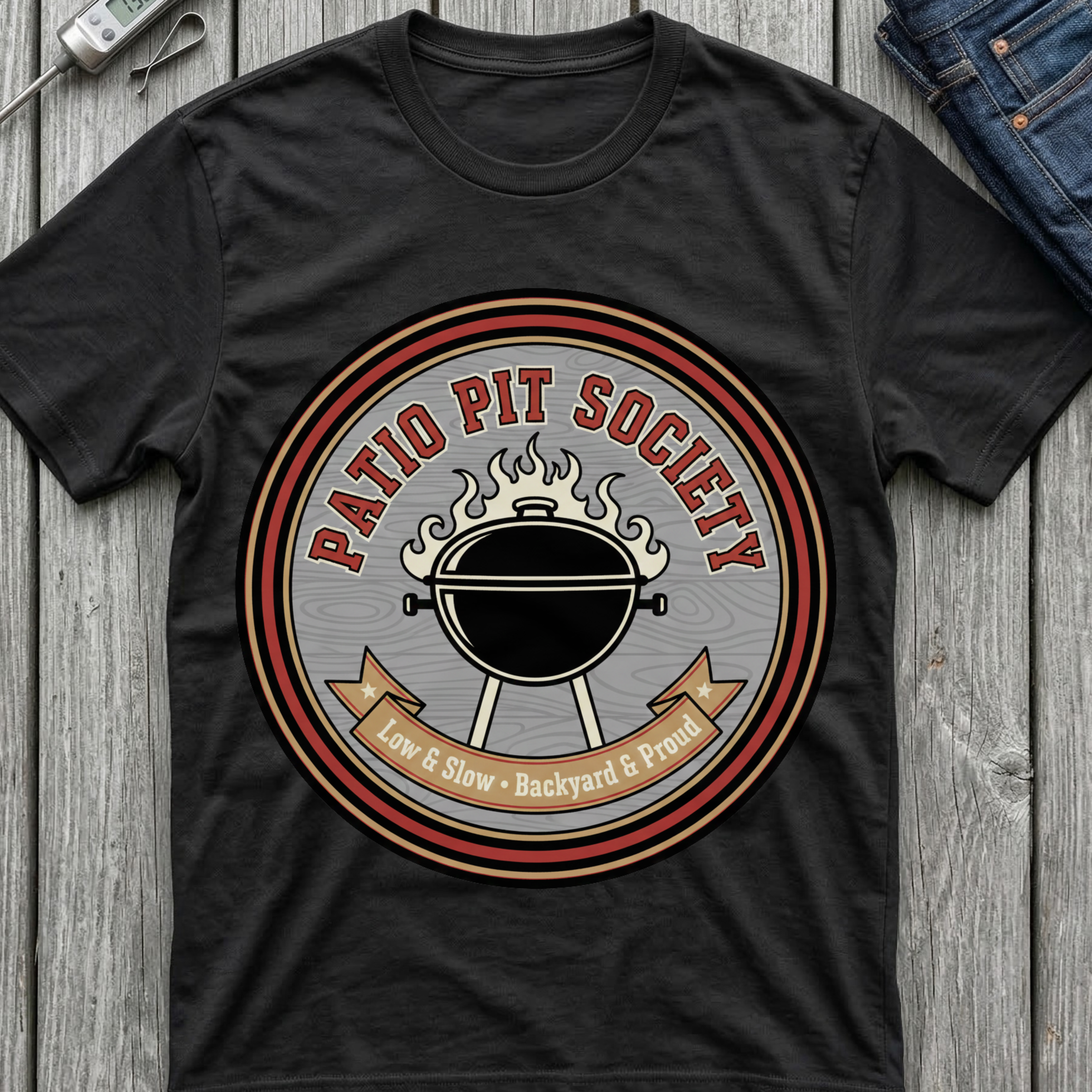 Patio Pit Society T-Shirt