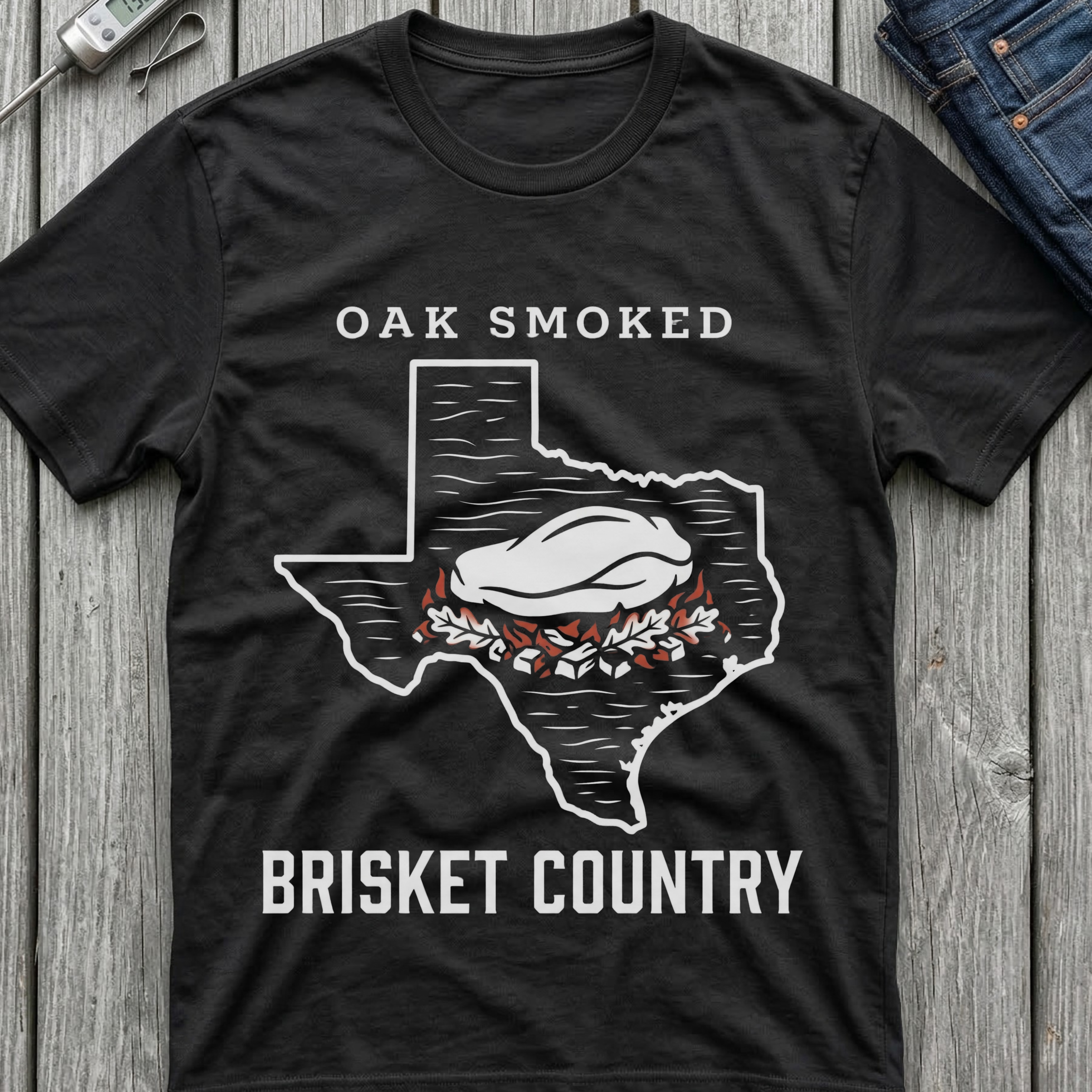 Brisket Country Oak Smoked T-Shirt