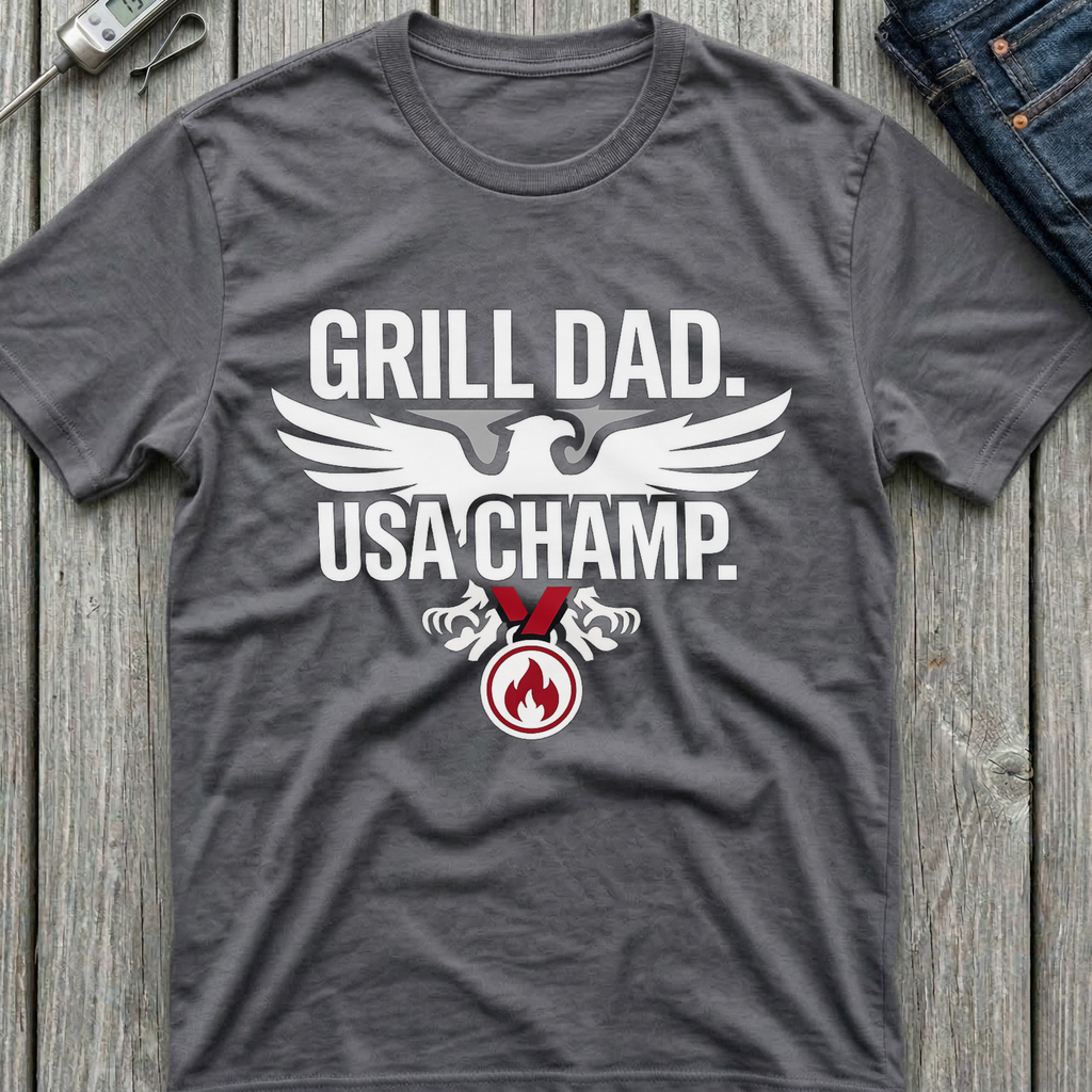 Grill Dad USA Champ T-Shirt