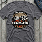Oak Smoked Brisket & Ribs T-Shirt