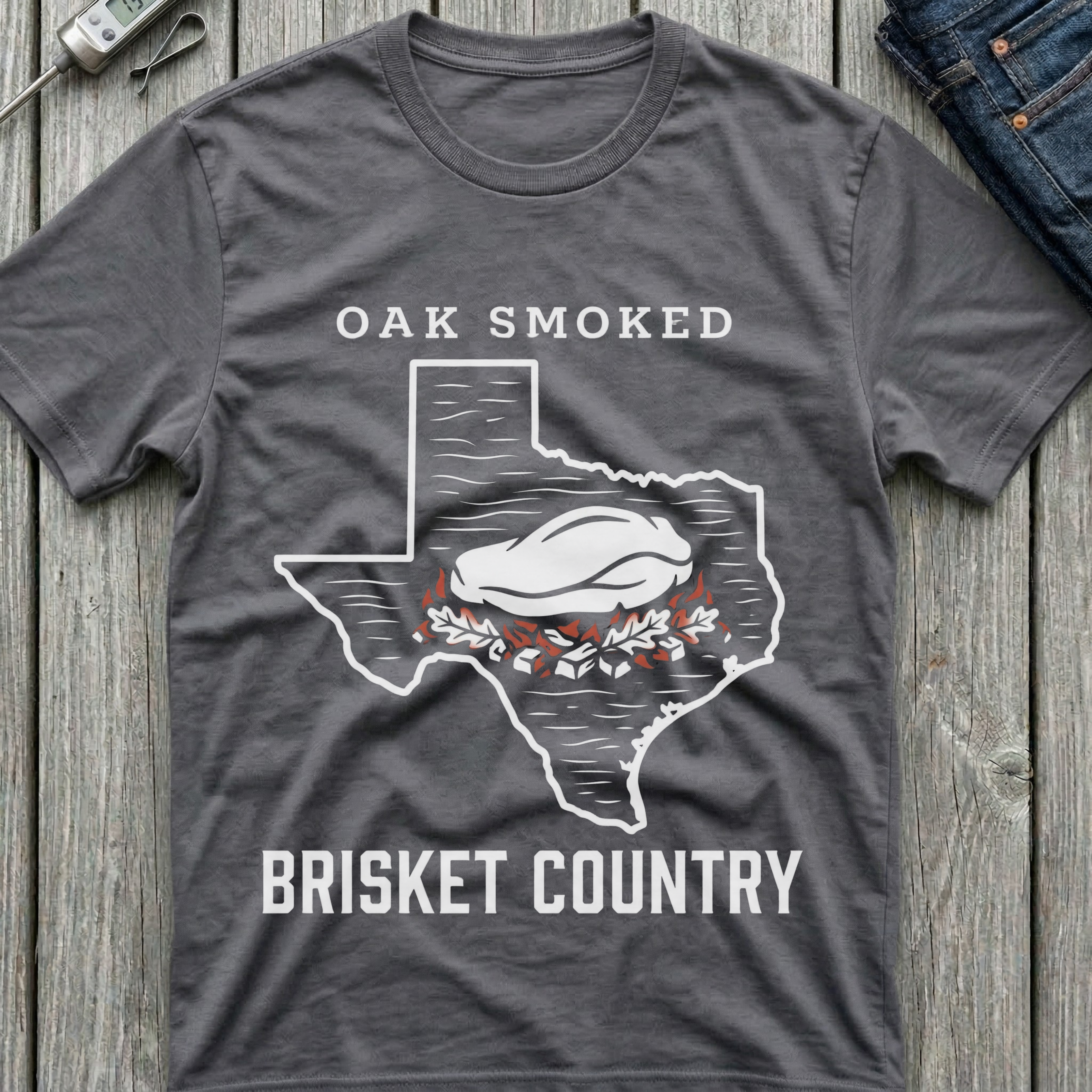 Brisket Country Oak Smoked T-Shirt