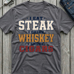 Steak Whiskey Cigars T-Shirt