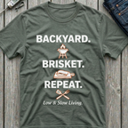 Backyard Brisket Repeat T-Shirt