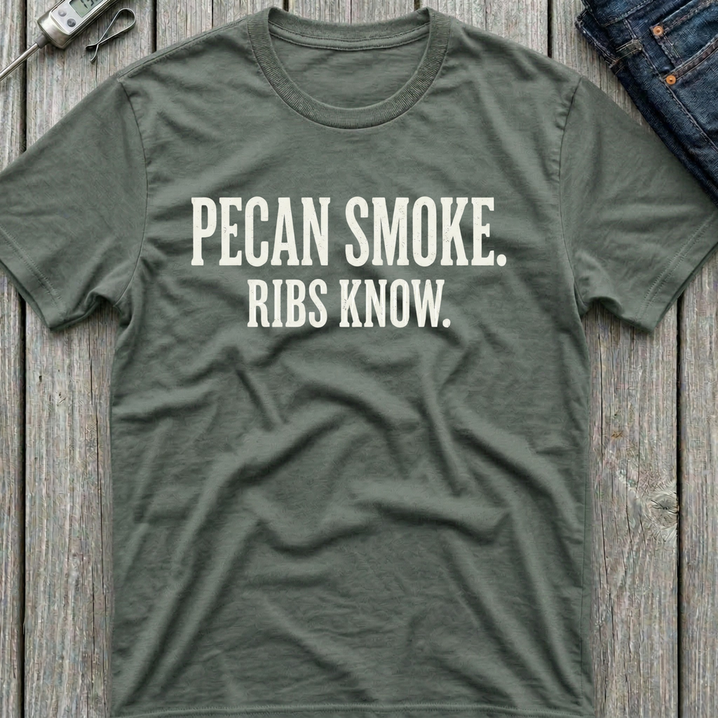 Ribs Know Pecan Smoke T-Shirt