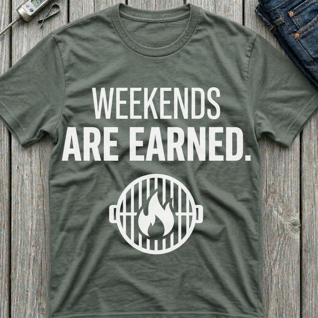 Weekends Are Earned T-Shirt