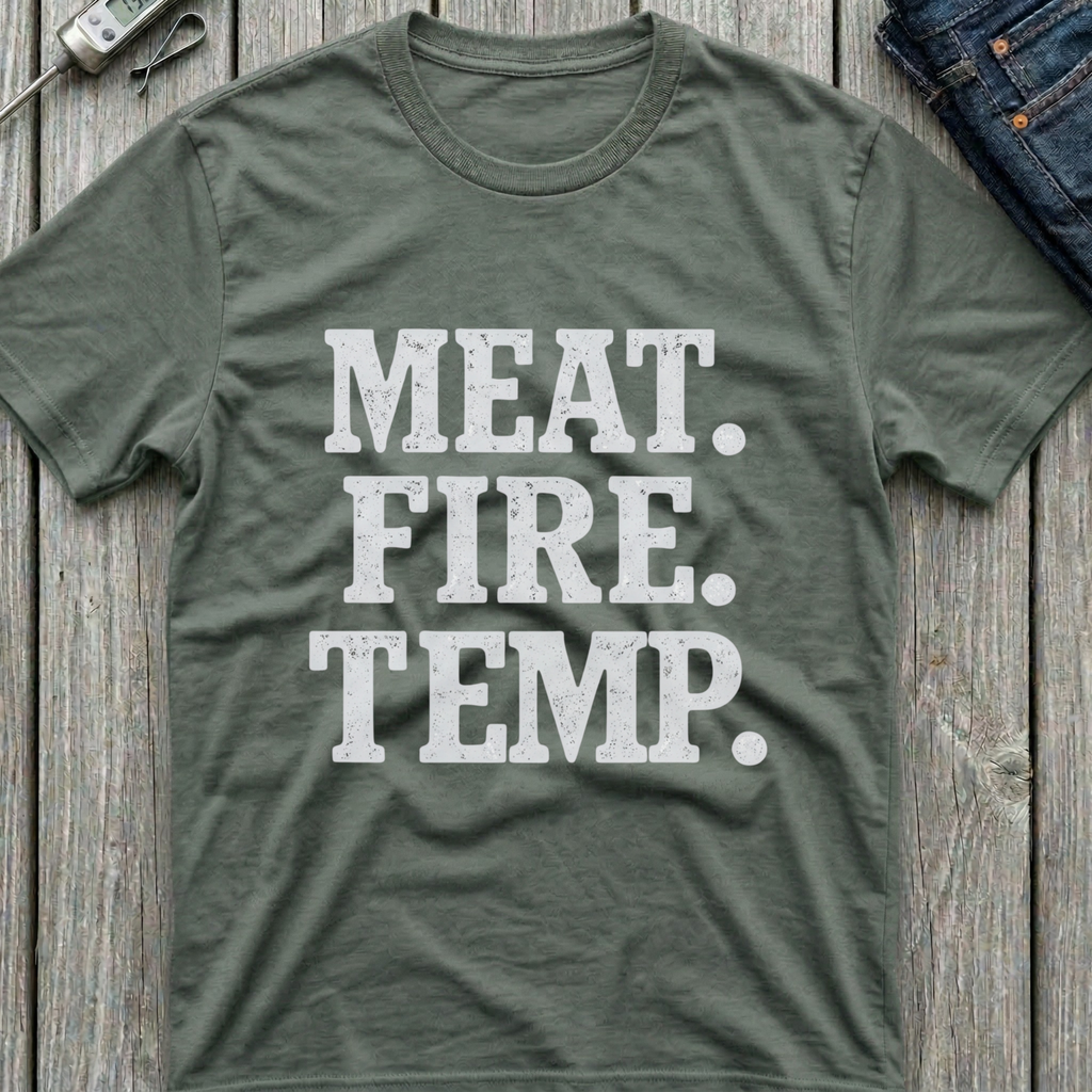 Meat Fire Temp T-Shirt