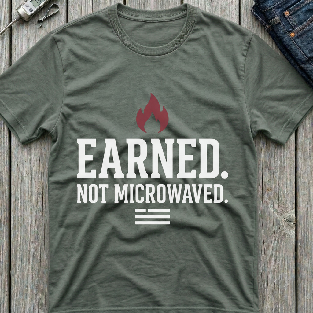 Earned Not Microwaved T-Shirt