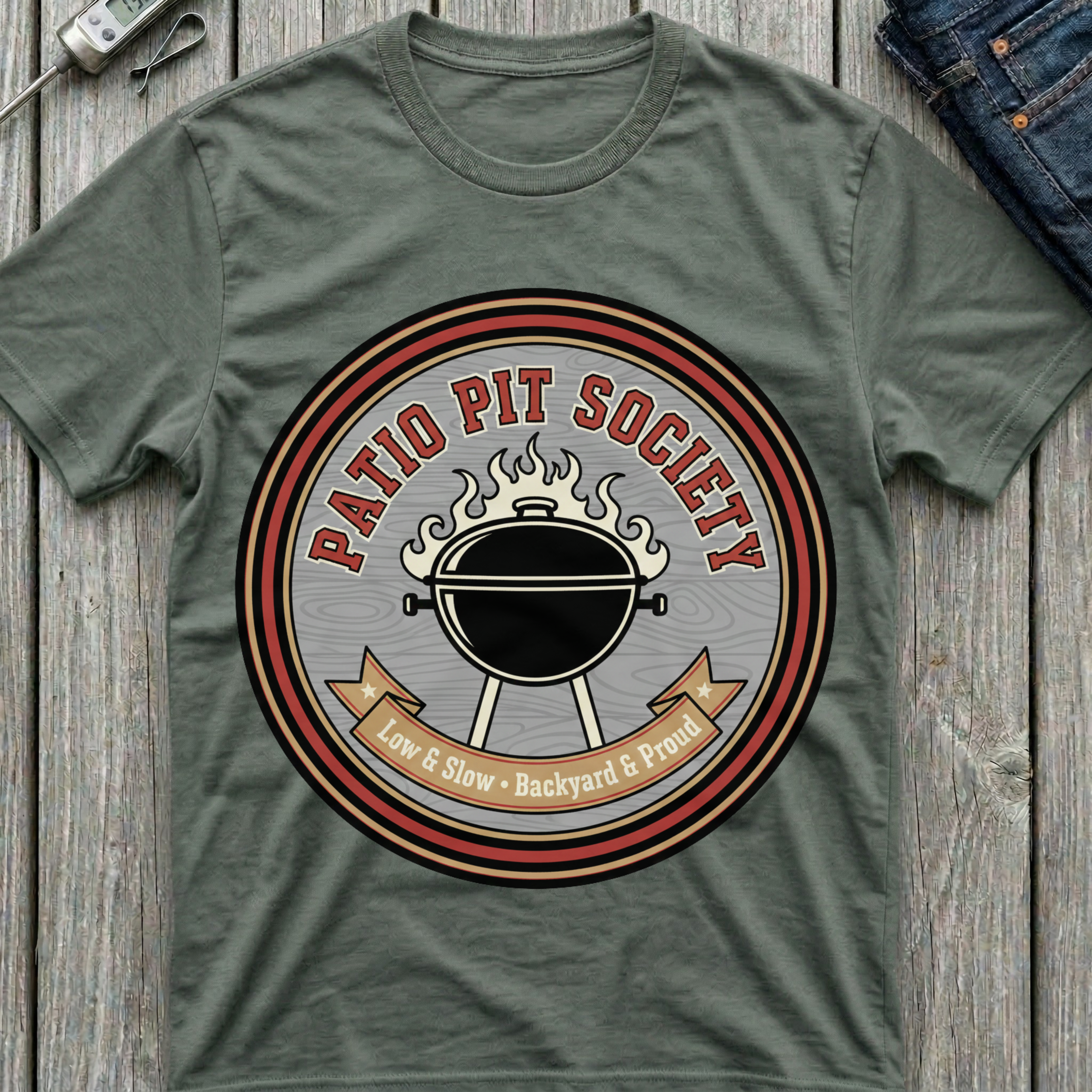 Patio Pit Society T-Shirt