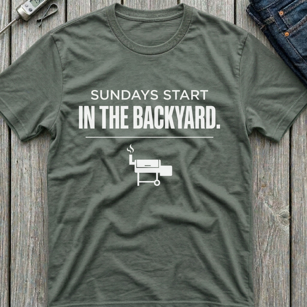 Sundays Start In The Backyard T-Shirt