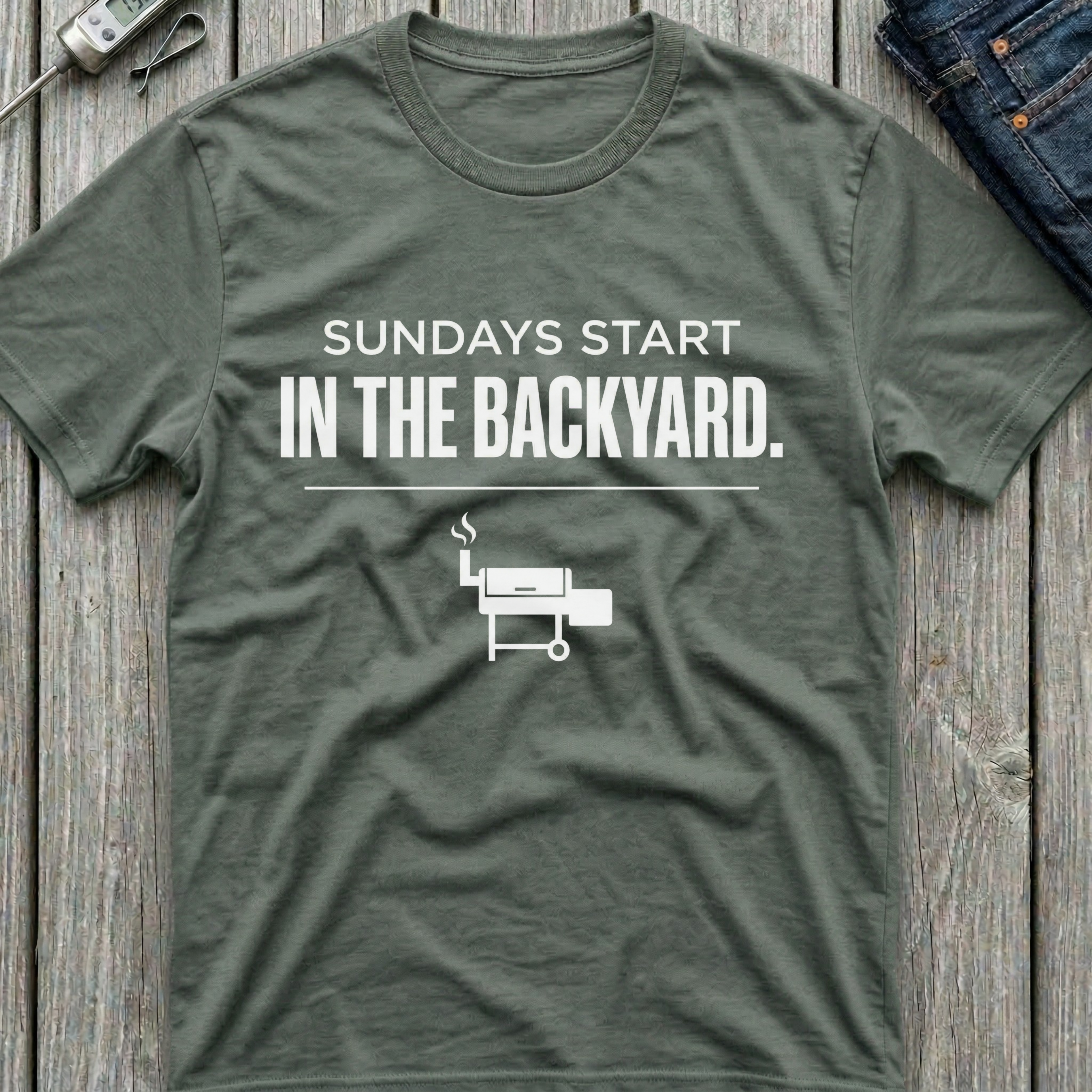 Sundays Start In The Backyard T-Shirt