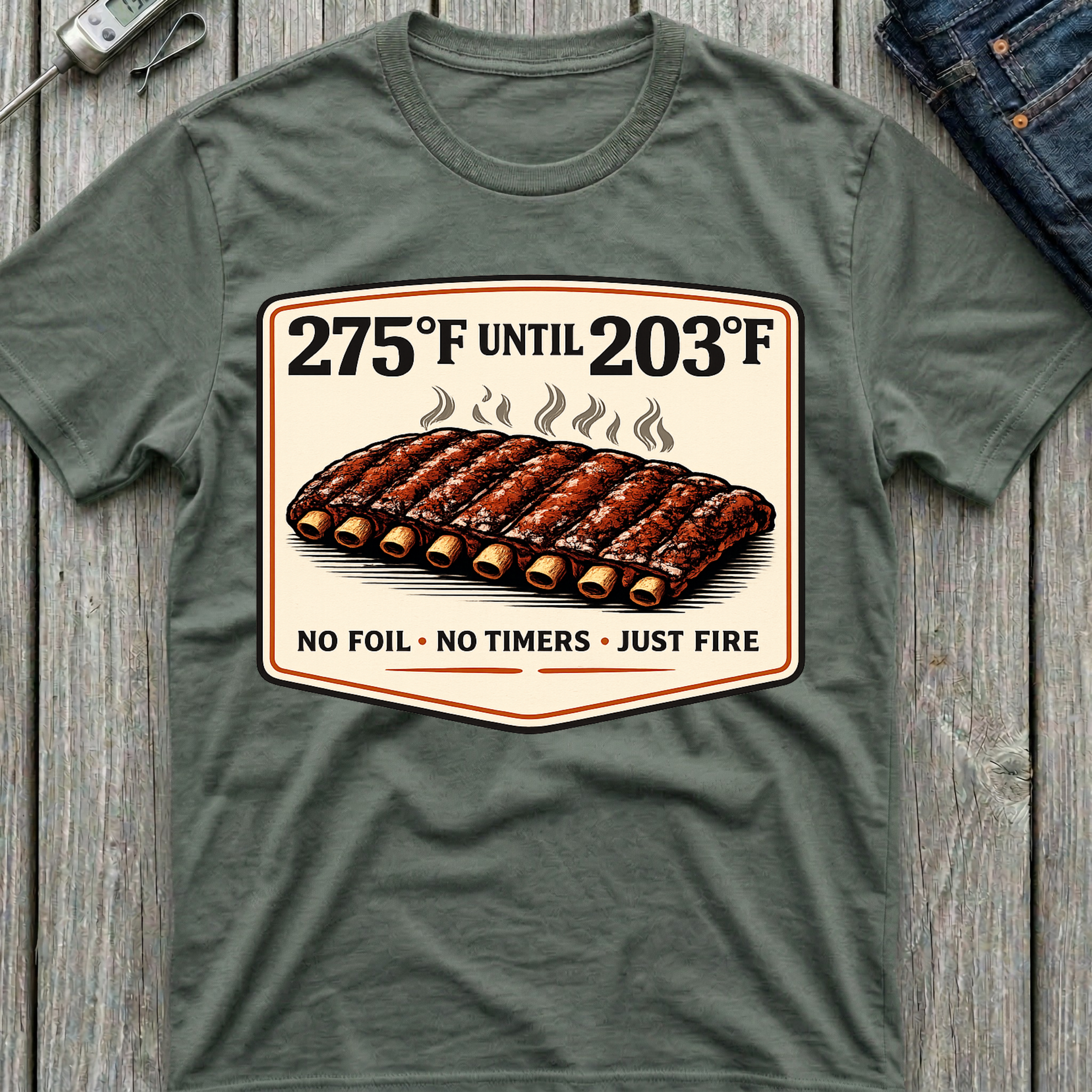 No Foil No Timers Just Fire T-Shirt