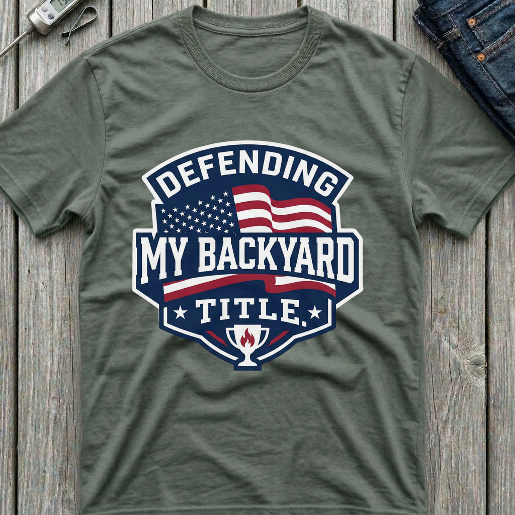 Defending My Backyard Title T-Shirt