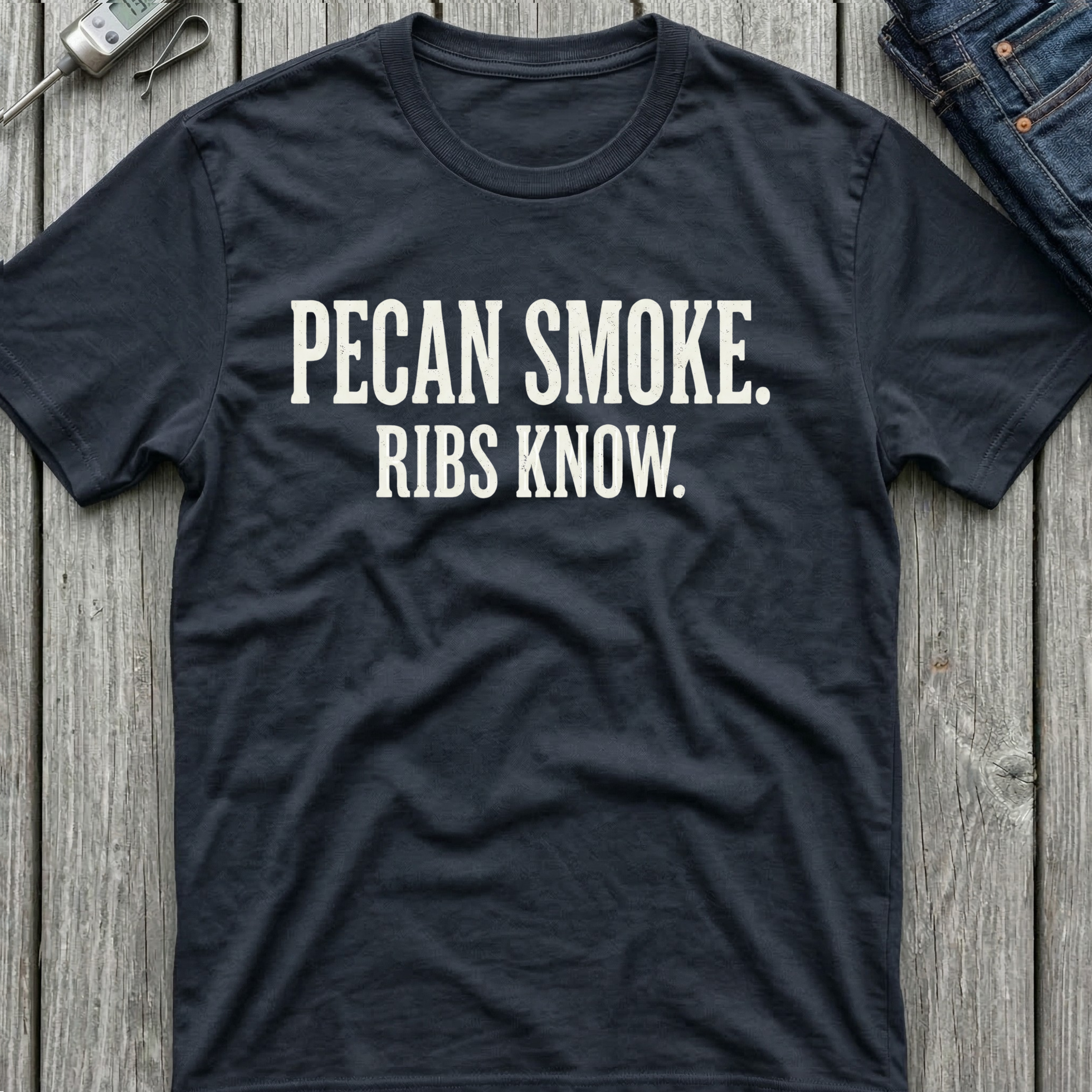 Ribs Know Pecan Smoke T-Shirt
