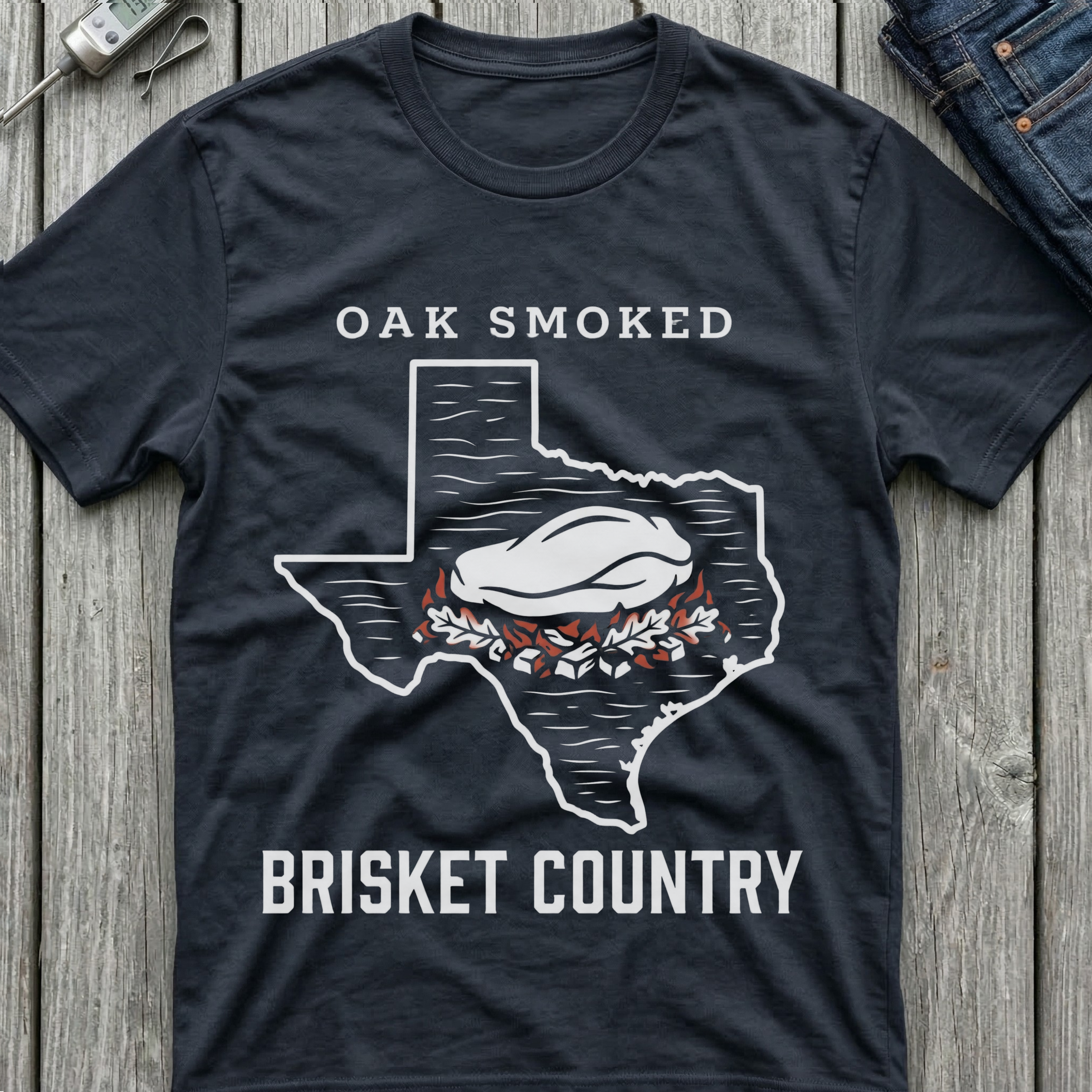 Brisket Country Oak Smoked T-Shirt