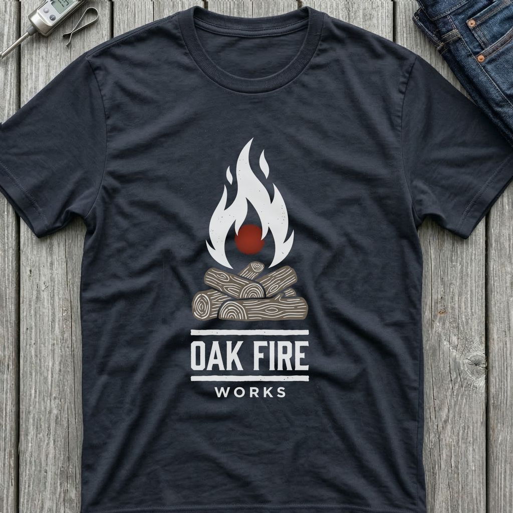 Oak Fire Works T-Shirt