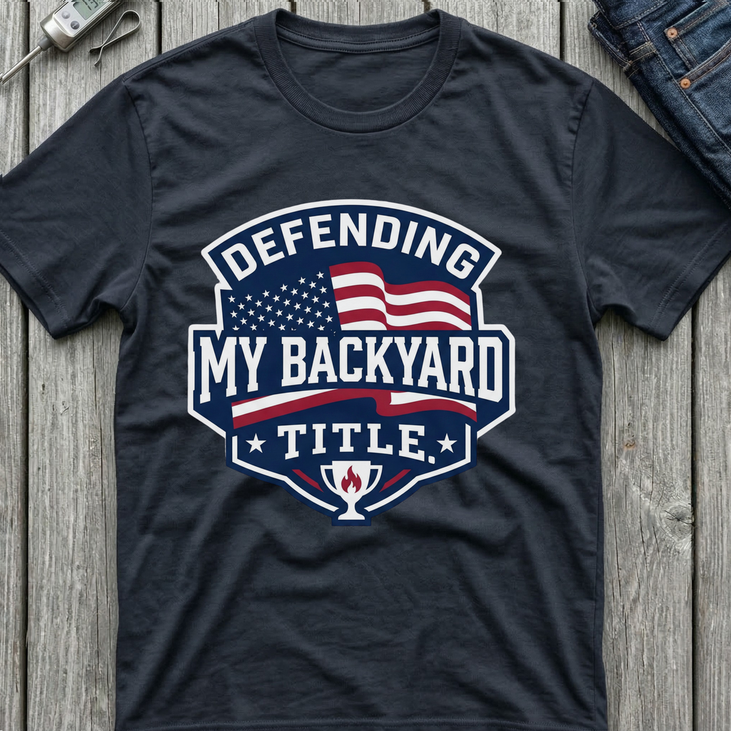 Defending My Backyard Title T-Shirt