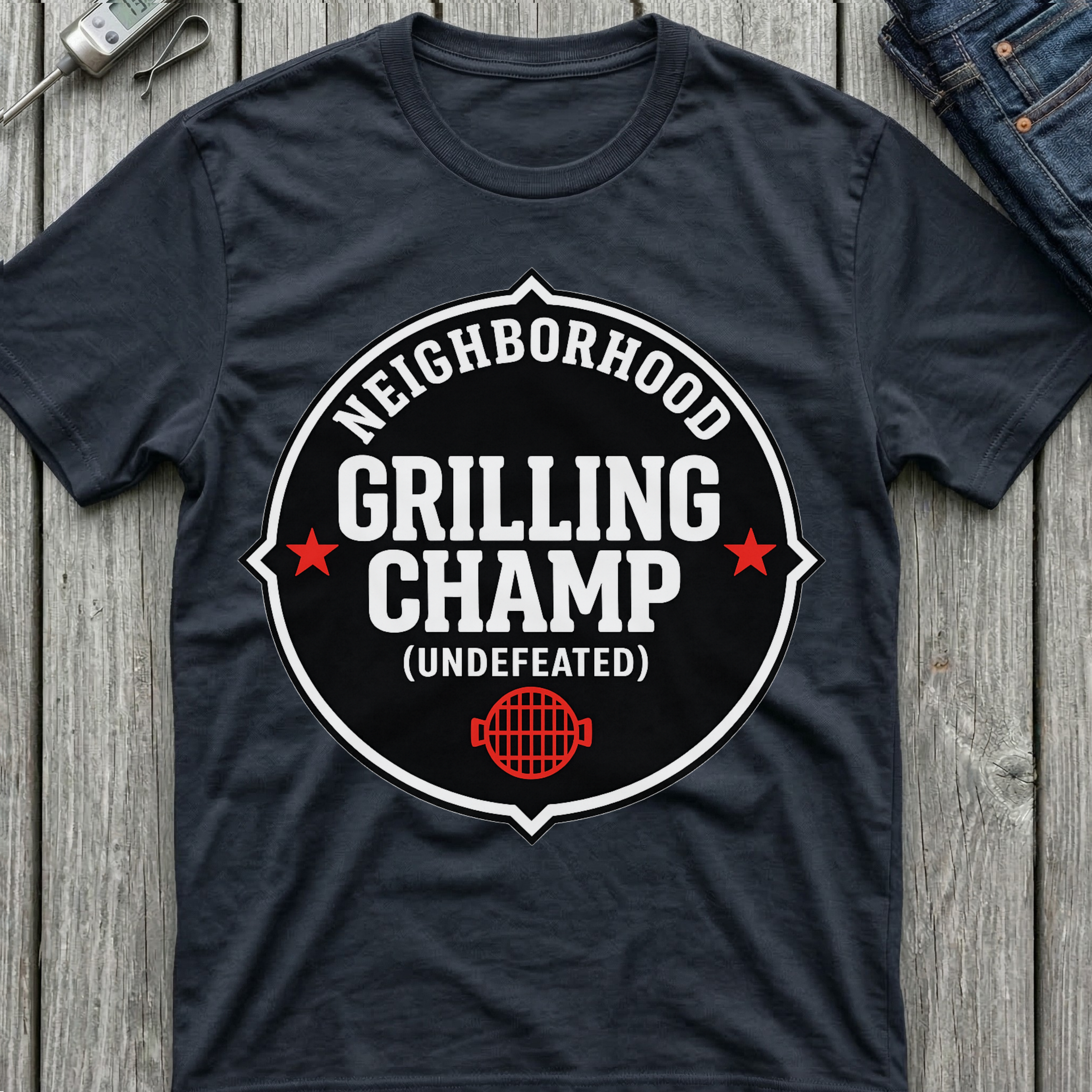 Neighborhood Grilling Champ T-Shirt