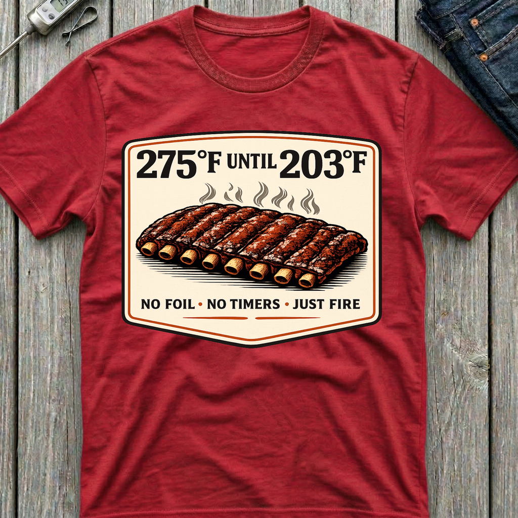 No Foil No Timers Just Fire T-Shirt
