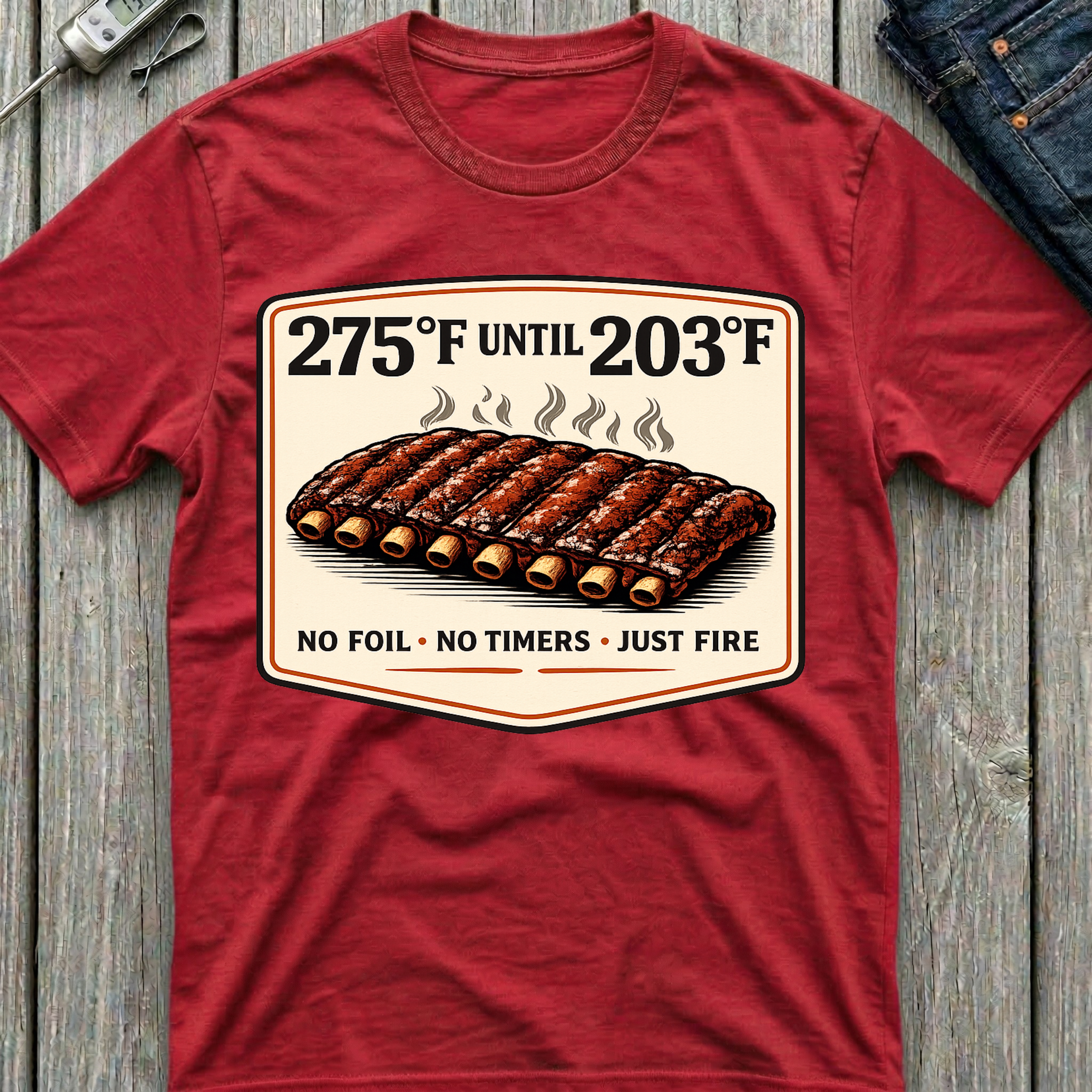 No Foil No Timers Just Fire T-Shirt