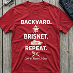 Backyard Brisket Repeat T-Shirt