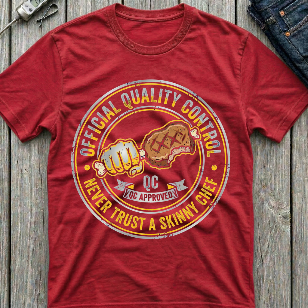 Never Trust A Skinny Chef T-Shirt
