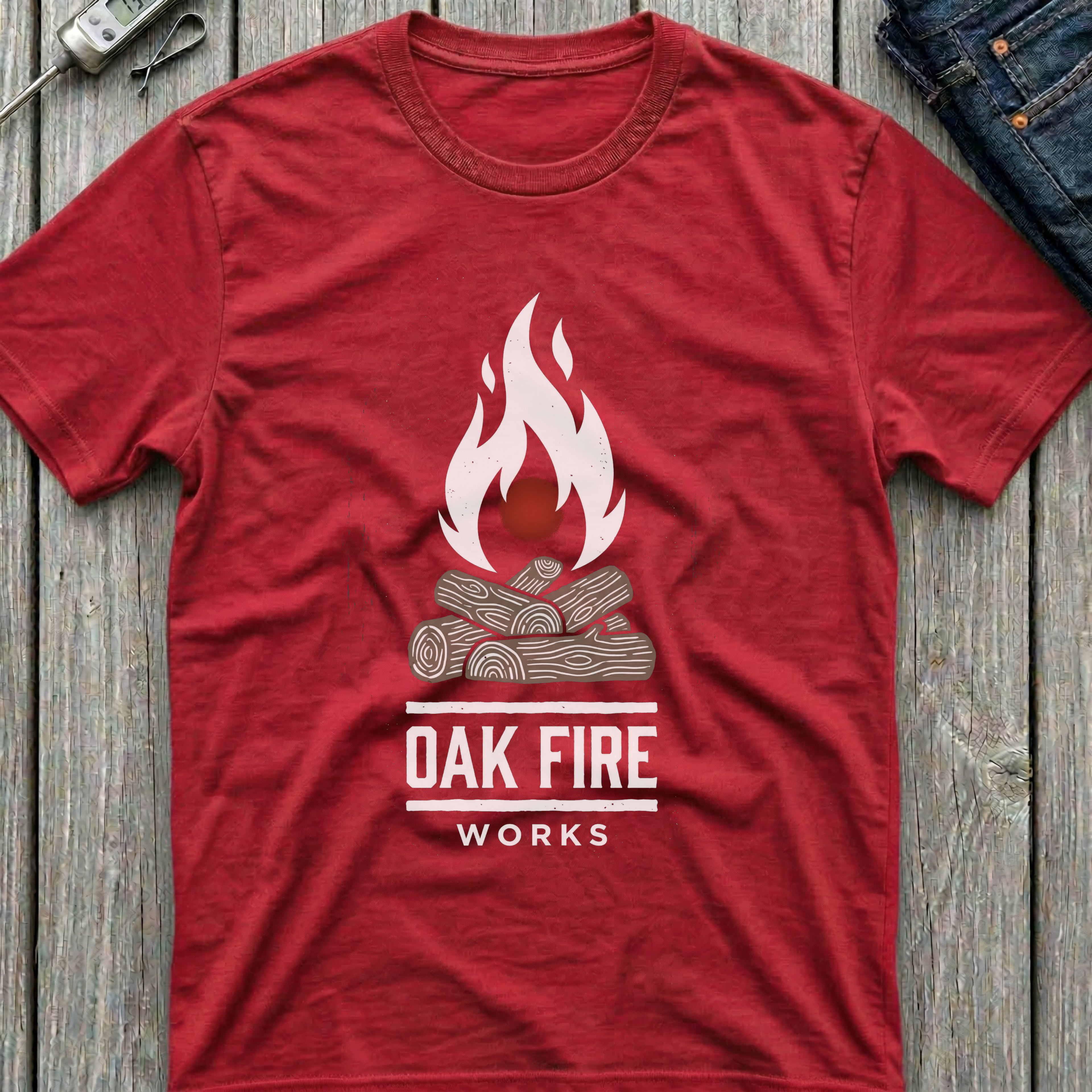 Oak Fire Works T-Shirt