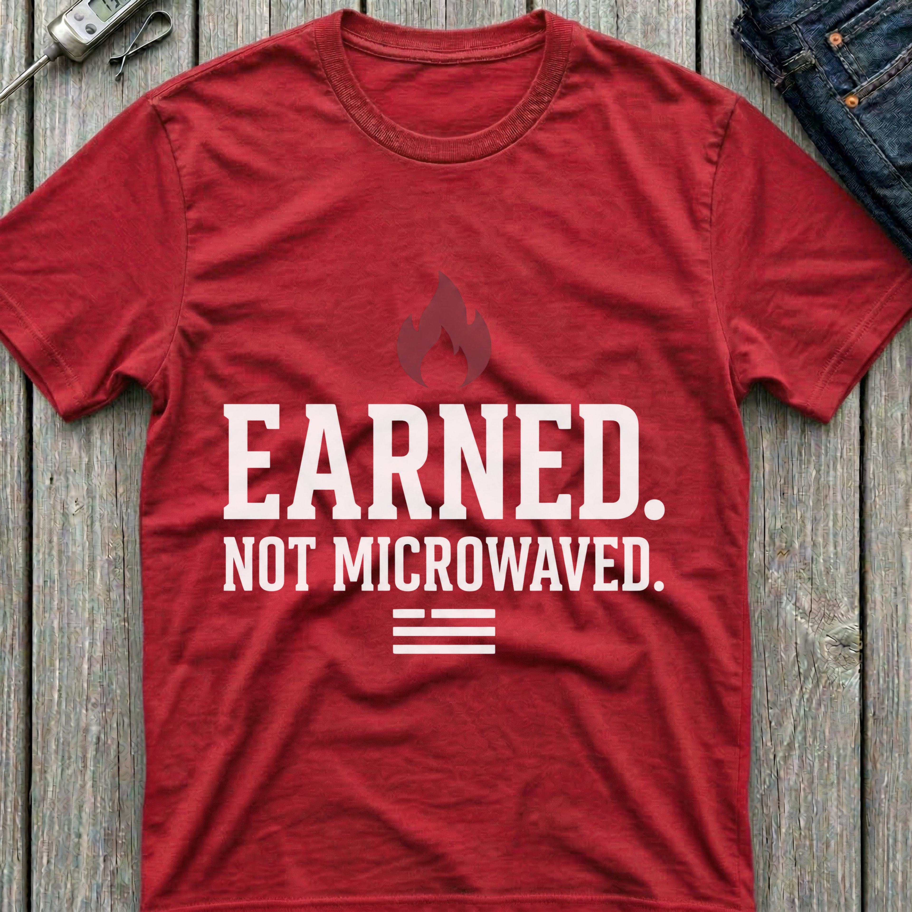 Earned Not Microwaved T-Shirt