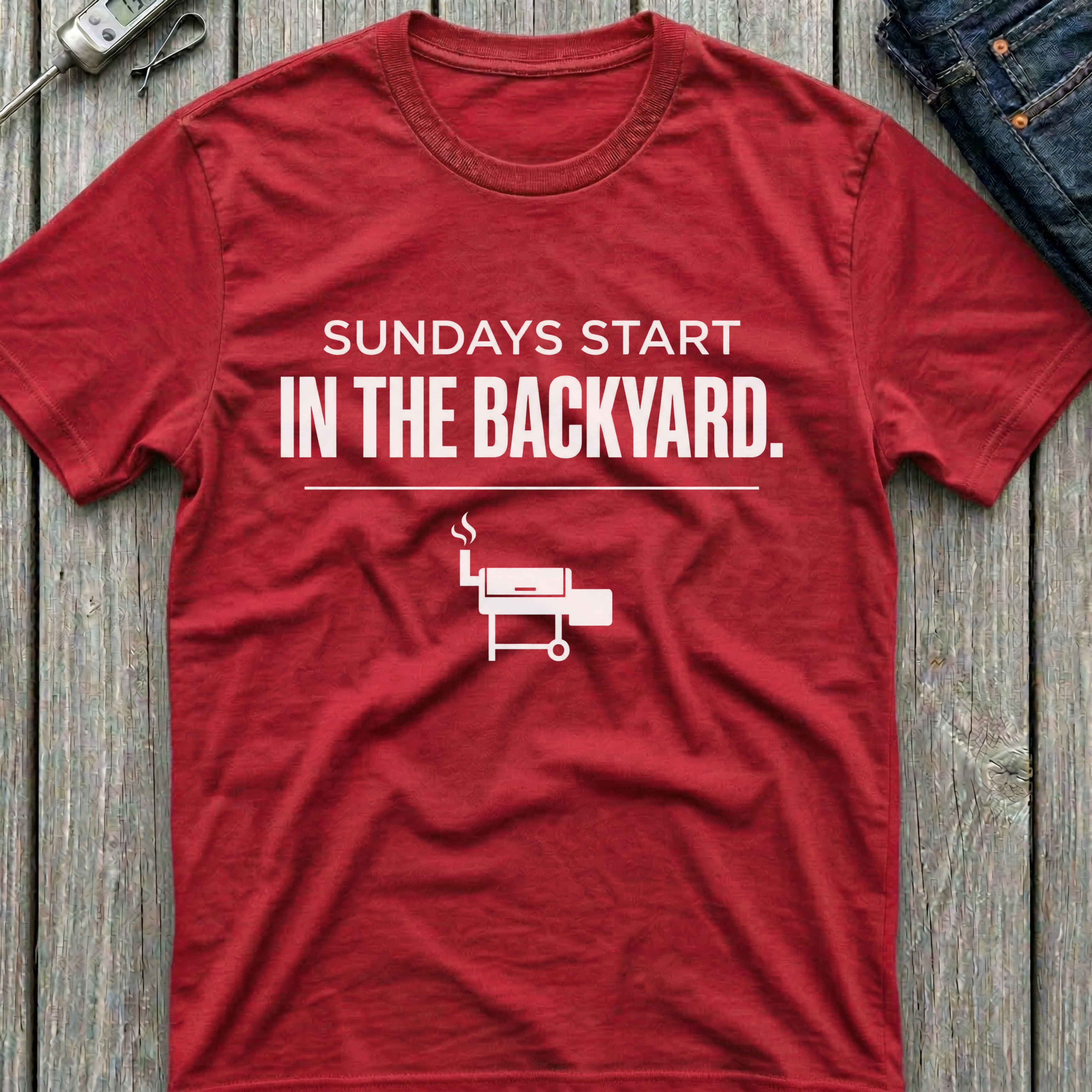Sundays Start In The Backyard T-Shirt