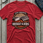 Oak Smoked Brisket & Ribs T-Shirt