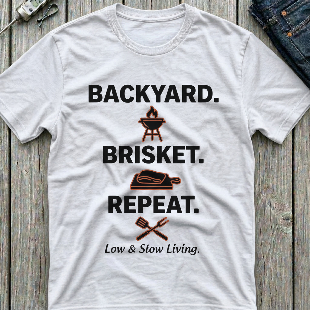 Backyard Brisket Repeat T-Shirt