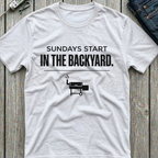 Sundays Start In The Backyard T-Shirt