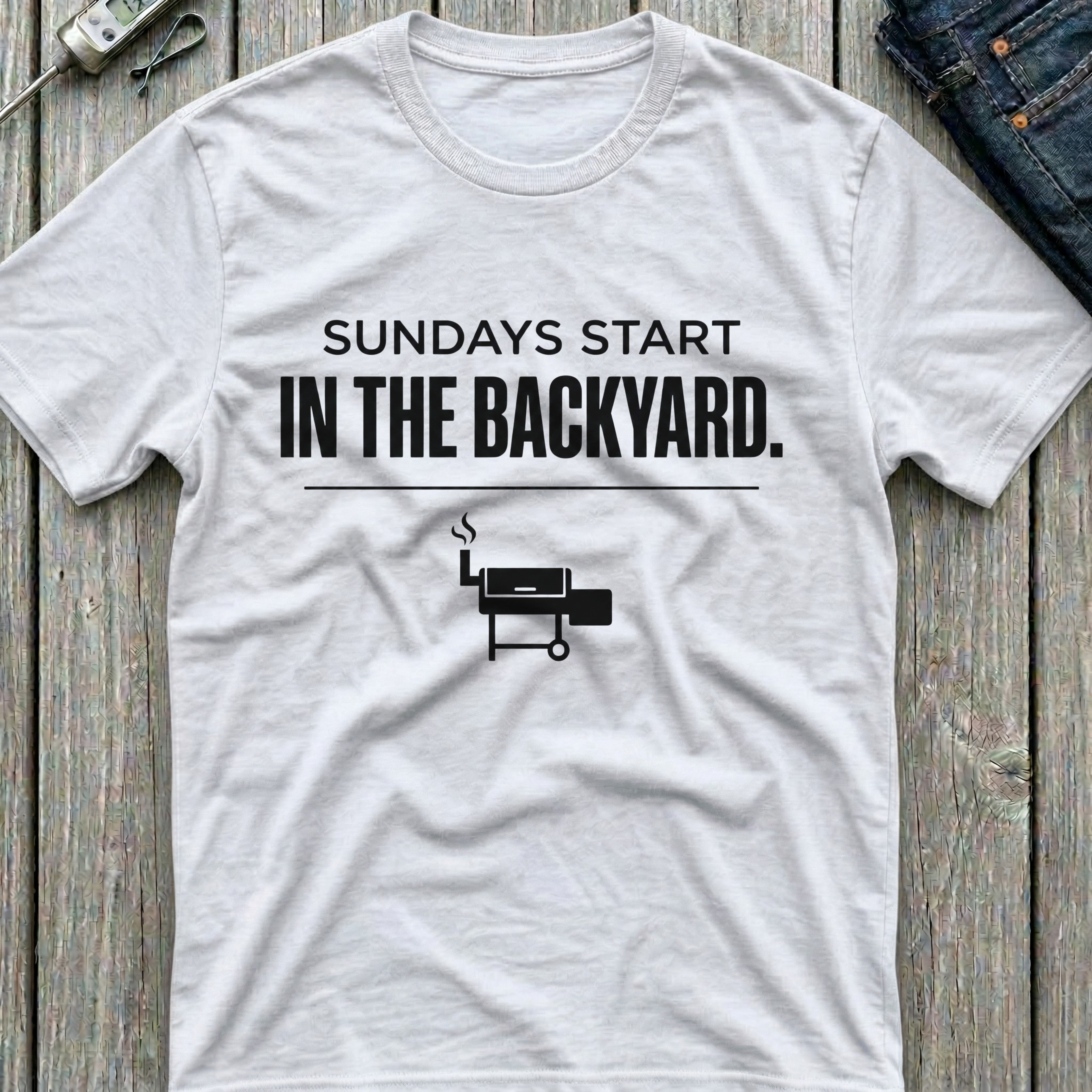 Sundays Start In The Backyard T-Shirt