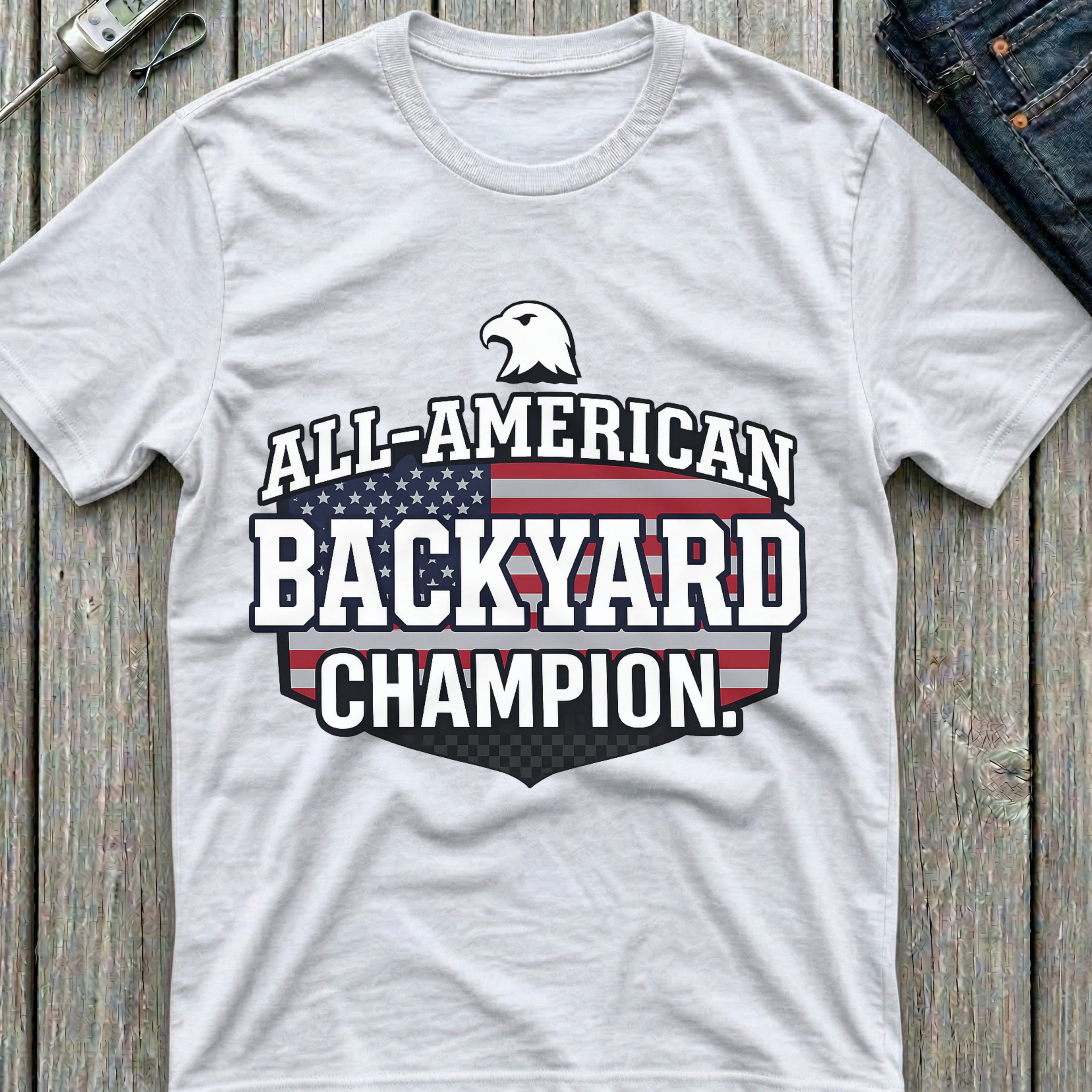 All-American Backyard Champion T-Shirt