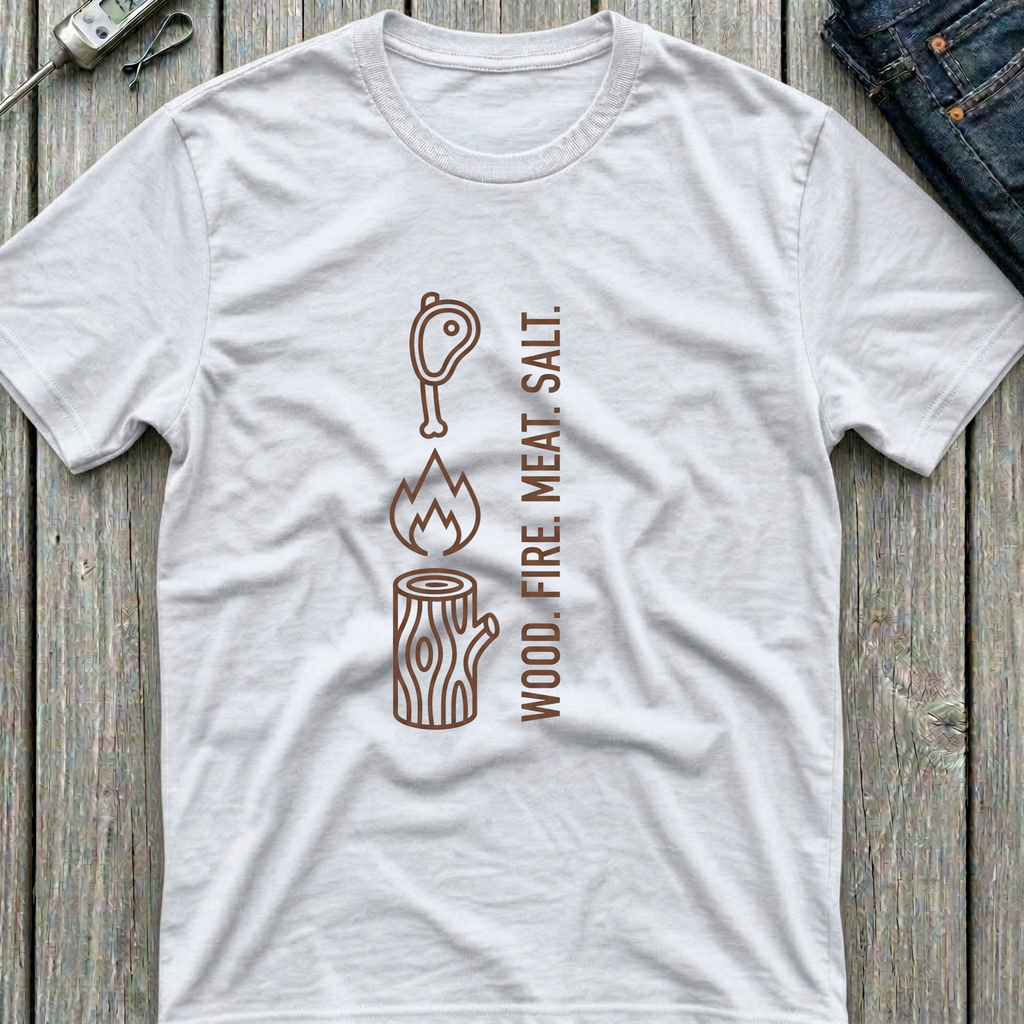 Wood Fire Meat Salt T-Shirt
