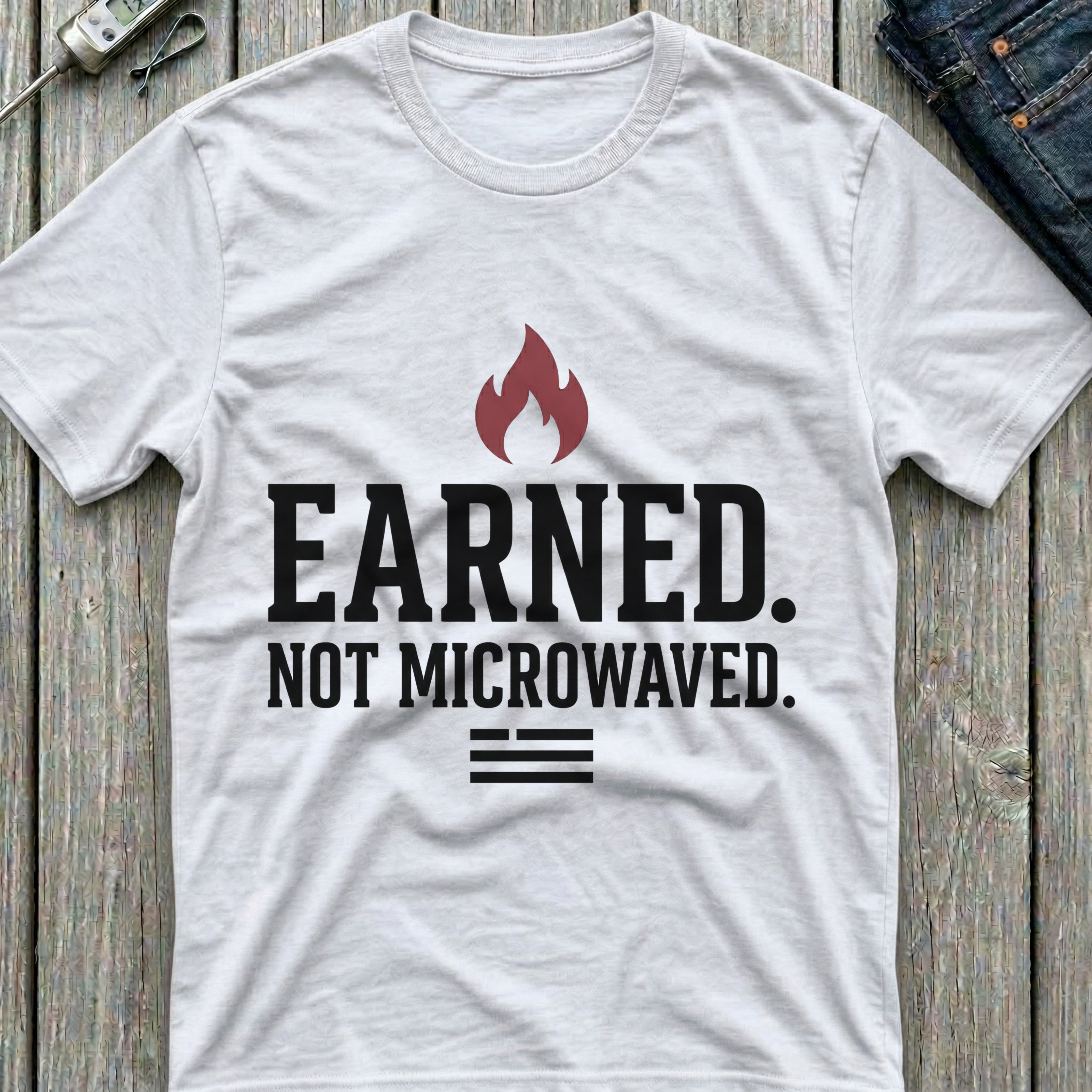 Earned Not Microwaved T-Shirt