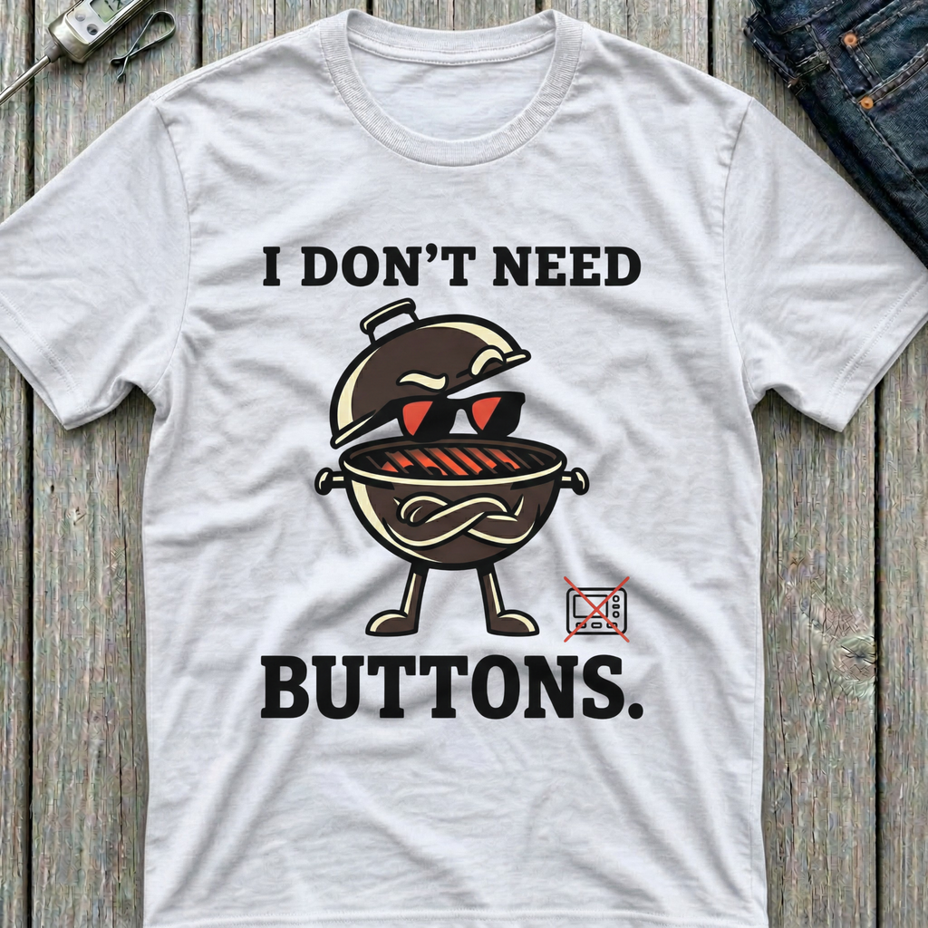 I Don't Need Buttons T-Shirt