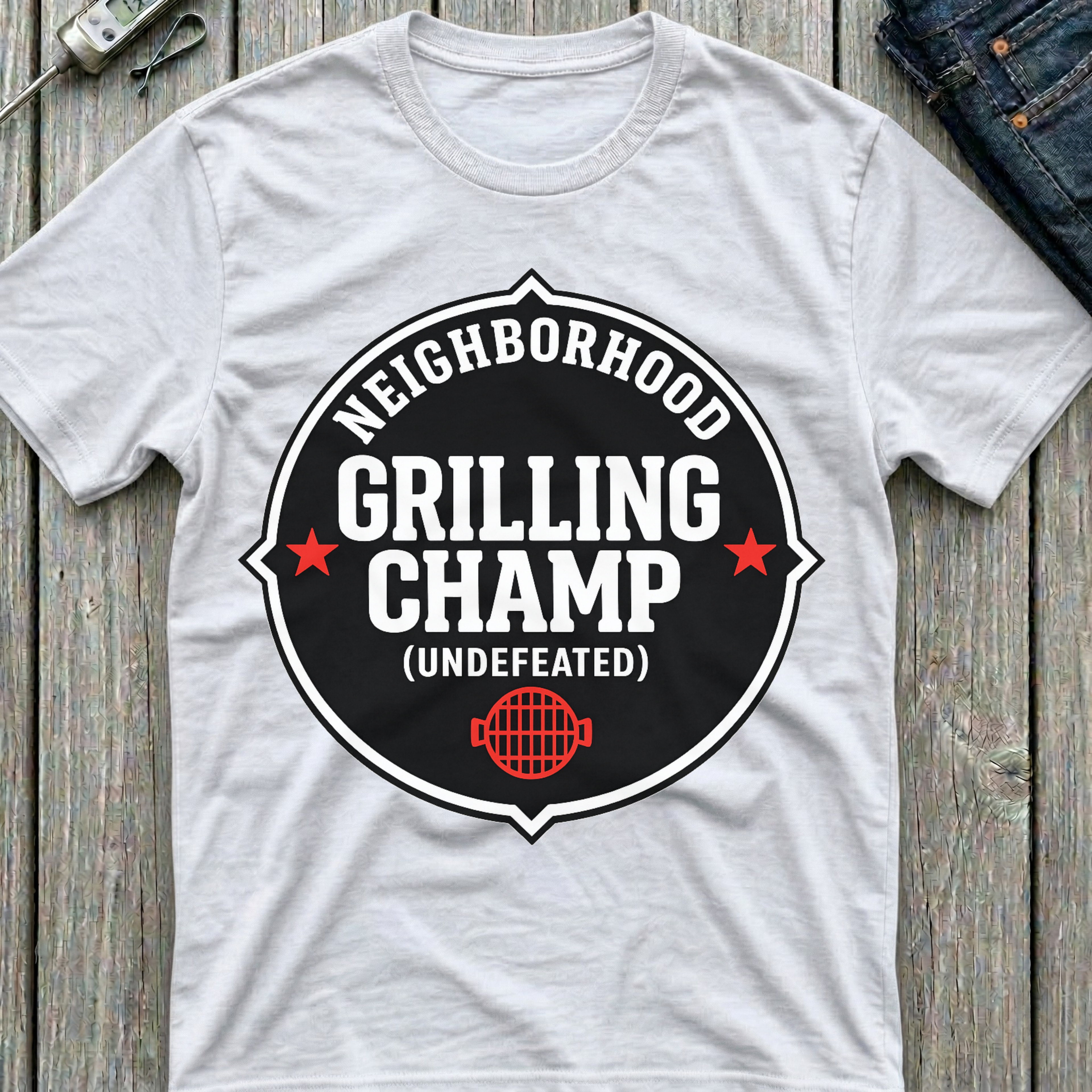 Neighborhood Grilling Champ T-Shirt